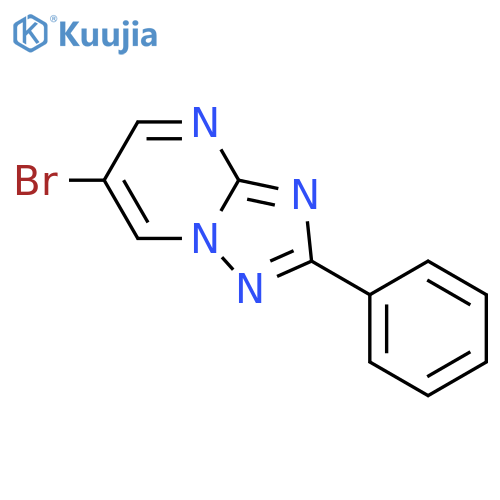 [1,2,4]Triazolo[1,5-a]pyrimidine, 6-bromo-2-phenyl- structure