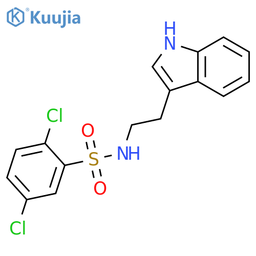 2,5-Dichloro-N-2-(1H-indol-3-yl)ethylbenzenesulfonamide structure