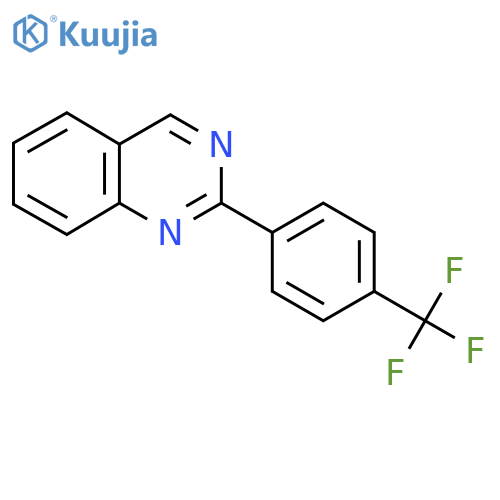 2-(4-(Trifluoromethyl)phenyl)quinazoline structure