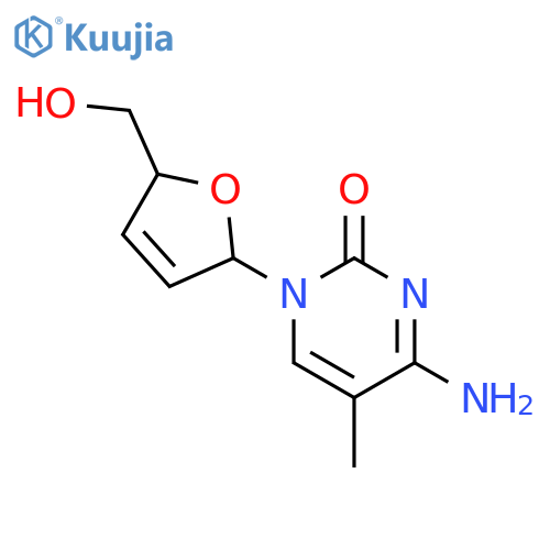 Cytidine,2',3'-didehydro-2',3'-dideoxy-5-methyl- (9CI) structure
