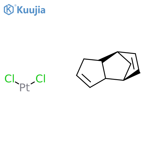 Platinum,dichloro[(2,3,5,6-h)-3a,4,7,7a-tetrahydro-4,7-methano-1H-indene]- structure