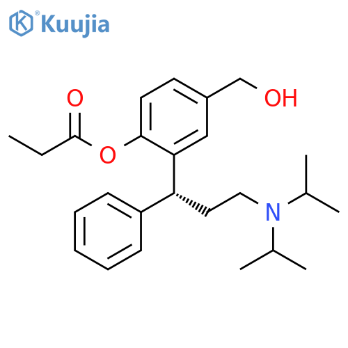 3-(1R)-3-Bis(1-methylethyl)amino-1-phenylpropyl-4-(1-oxopropoxy)benzenemethanol structure