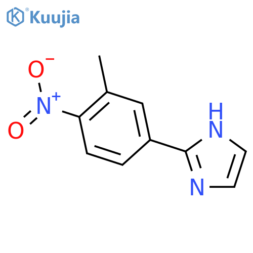 2-(3-methyl-4-nitrophenyl)-1H-Imidazole structure