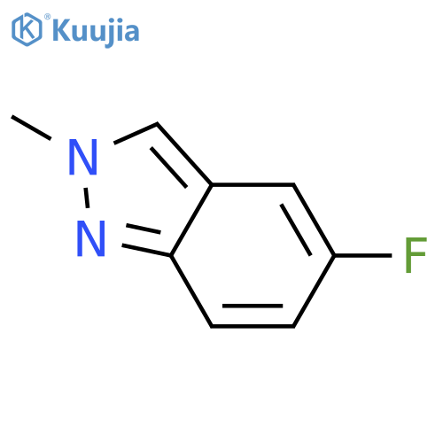 5-Fluoro-2-methyl-2H-indazole structure