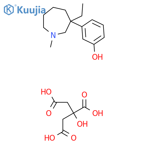 Meptazinol Citrate structure