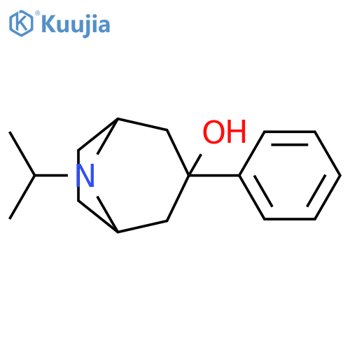 3-phenyl-8-(propan-2-yl)-8-azabicyclo3.2.1octan-3-ol structure