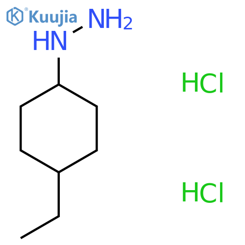 (4-Ethylcyclohexyl)hydrazine dihydrochloride structure