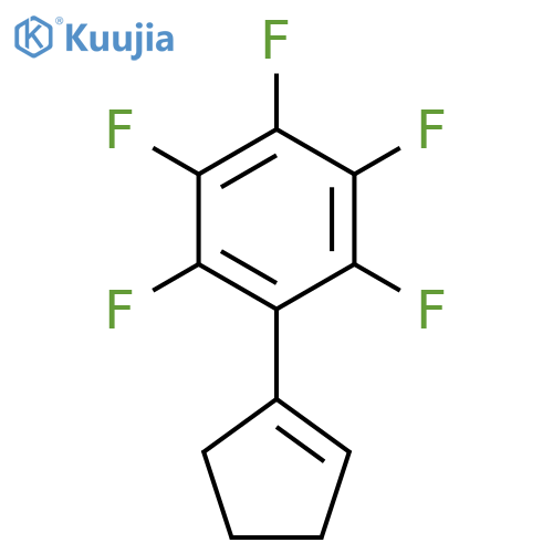 Cyclopentenyl, (pentafluorophenyl)- structure