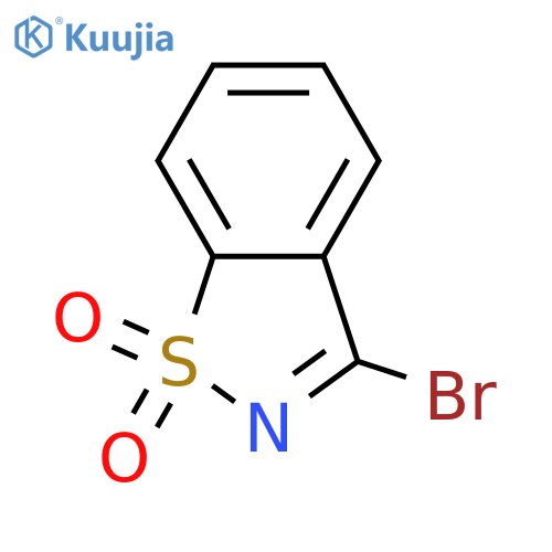 3-bromo-1lambda6,2-benzothiazole-1,1-dione structure