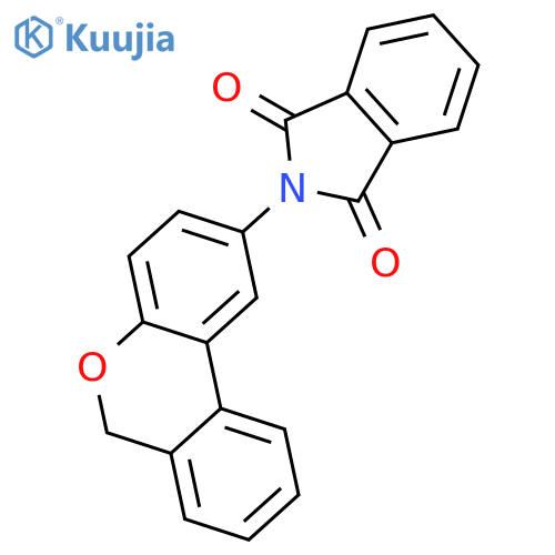 1H-Isoindole-1,3(2H)-dione, 2-(6H-dibenzo[b,d]pyran-2-yl)- structure