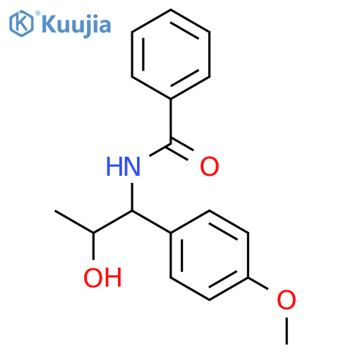 Benzamide, N-[2-hydroxy-1-(4-methoxyphenyl)propyl]- structure