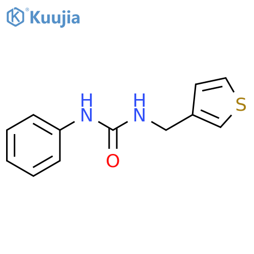 1-phenyl-3-(thiophen-3-yl)methylurea structure
