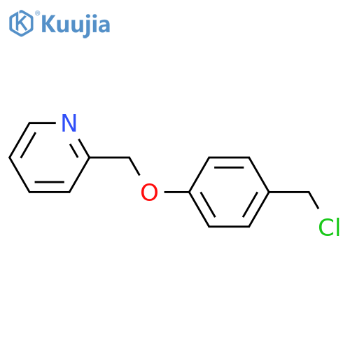 2-4-(Chloromethyl)phenoxymethylpyridine Hydrochloride structure