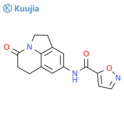 N-{11-oxo-1-azatricyclo6.3.1.0^{4,12}dodeca-4(12),5,7-trien-6-yl}-1,2-oxazole-5-carboxamide structure