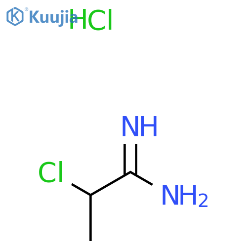 2-Chloropropanimidamide hydrochloride structure