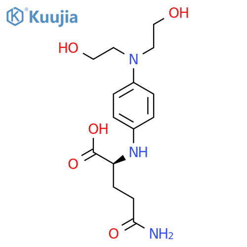 L-Glutamine, N-[4-[bis(2-hydroxyethyl)amino]phenyl]- structure
