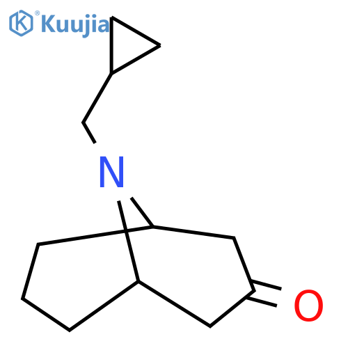 9-(cyclopropylmethyl)-9-azabicyclo3.3.1nonan-3-one structure