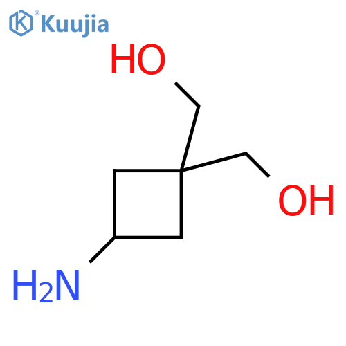 [3-amino-1-(hydroxymethyl)cyclobutyl]methanol structure