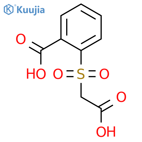 Benzoic acid,2-[(carboxymethyl)sulfonyl]- structure