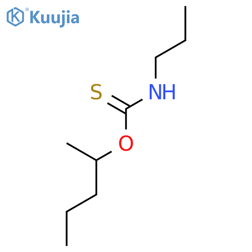 O-(1-methylbutyl) propylthiocarbamate structure