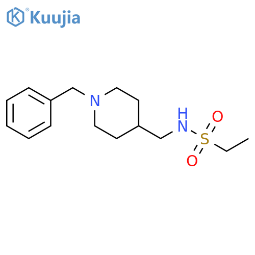 N-(1-benzylpiperidin-4-yl)methylethane-1-sulfonamide structure