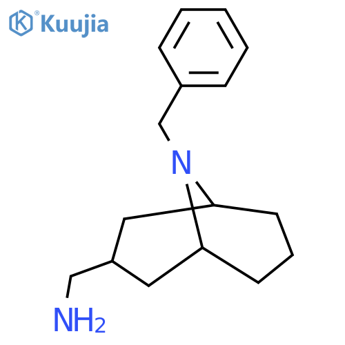 {9-benzyl-9-azabicyclo3.3.1nonan-3-yl}methanamine structure