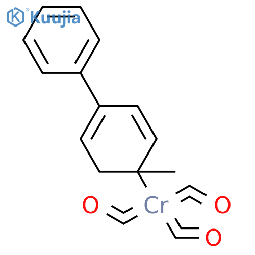 5-methyl-2-phenylcyclohexa-1,3-diene,tris(oxomethylidene)chromium structure