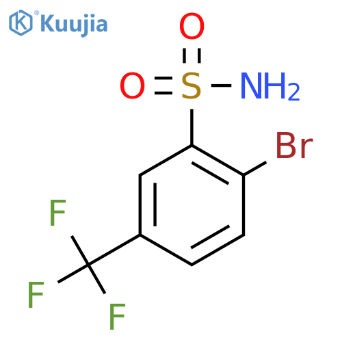2-Bromo-5-(trifluoromethyl)benzene sulfonamide structure