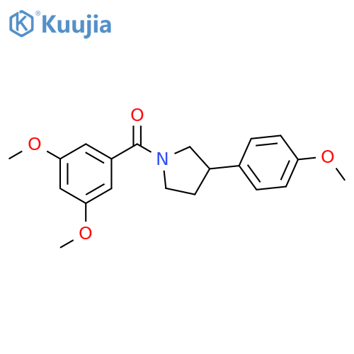 1-(3,5-dimethoxybenzoyl)-3-(4-methoxyphenyl)pyrrolidine structure