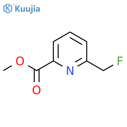 Methyl 6-(fluoromethyl)picolinate structure