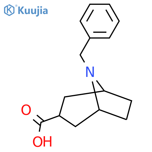 8-Benzyl-8-azabicyclo[3.2.1]octane-3-carboxylic acid structure