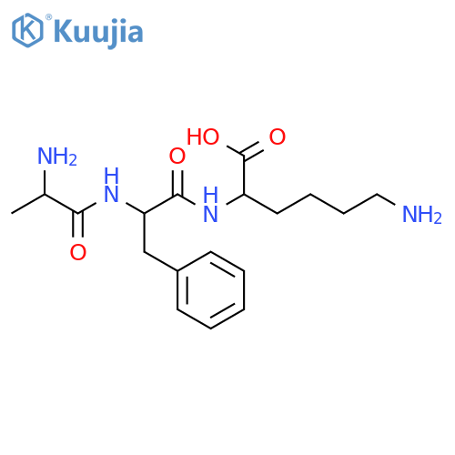 H-Ala-Phe-Lys-AMC trifluoroacetate salt structure