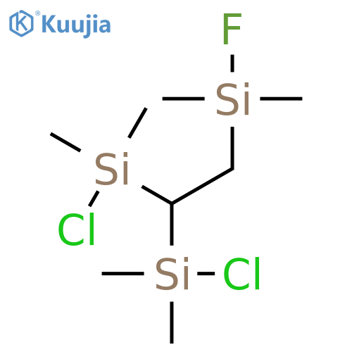Silane, [2-(fluorodimethylsilyl)ethylidene]bis[chlorodimethyl- structure