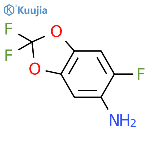 2,2,6-Trifluorobenzo[d][1,3]dioxol-5-amine structure