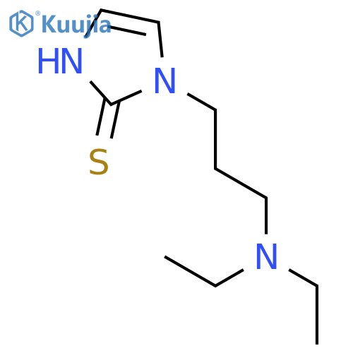 2H-Imidazole-2-thione, 1-[3-(diethylamino)propyl]-1,3-dihydro- structure