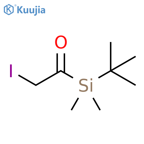 Silane, (1,1-dimethylethyl)(iodoacetyl)dimethyl- (9CI) structure