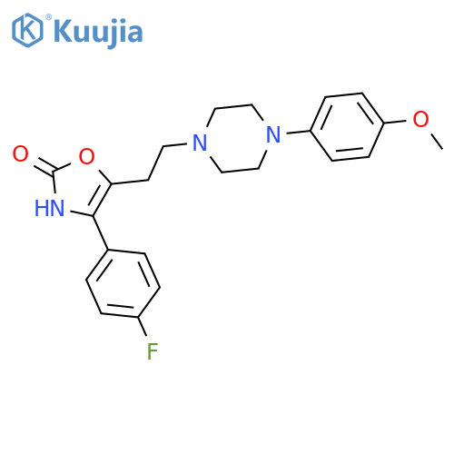2(3H)-Oxazolone,4-(4-fluorophenyl)-5-[2-[4-(4-methoxyphenyl)-1-piperazinyl]ethyl]- structure