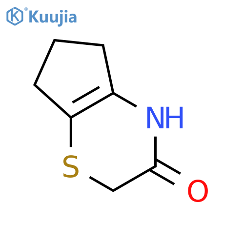 4,5,6,7-Tetrahydrocyclopenta-[b][1,4]thiazin-3(2H)-one structure