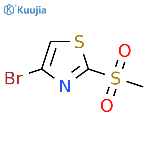 4-Bromo-2-(methylsulfonyl)thiazole structure