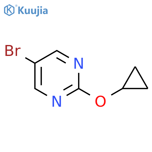 5-Bromo-2-cyclopropoxypyrimidine structure