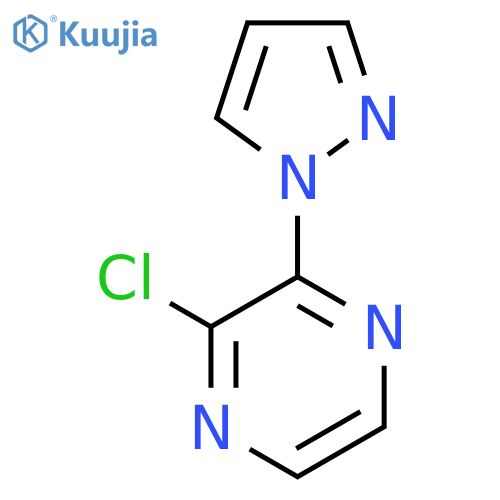 2-Chloro-3-(1H-pyrazol-1-YL)pyrazine structure