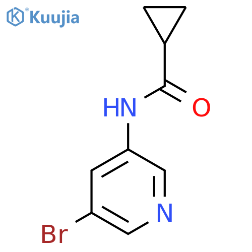 N-(5-Bromopyridin-3-YL)cyclopropanecarboxamide structure