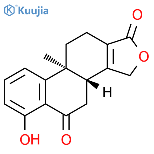 Phenanthro[1,2-c]furan-1,5-dione, 3,3b,4,9b,10,11-hexahydro-6-hydroxy-9b-methyl-, (3bR,9bS)- structure