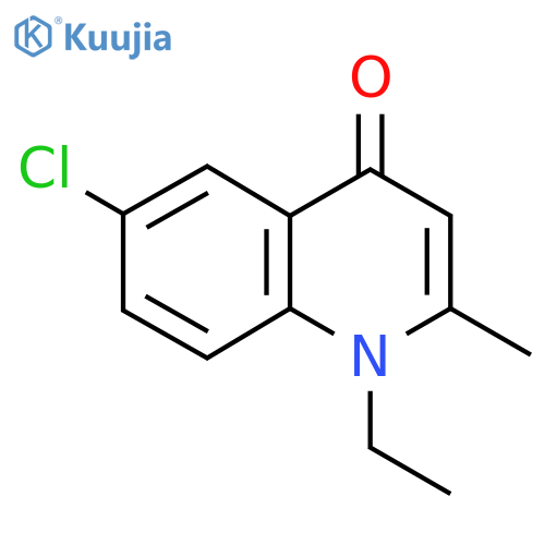 6-Chloro-1-ethyl-2-methylquinolin-4(1H)-one structure