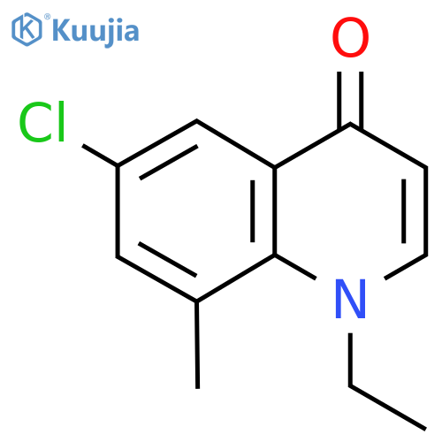 6-Chloro-1-ethyl-8-methylquinolin-4(1H)-one structure