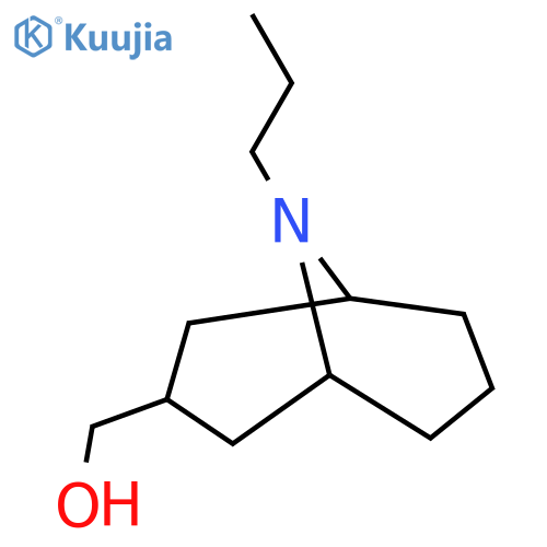 {9-propyl-9-azabicyclo3.3.1nonan-3-yl}methanol structure