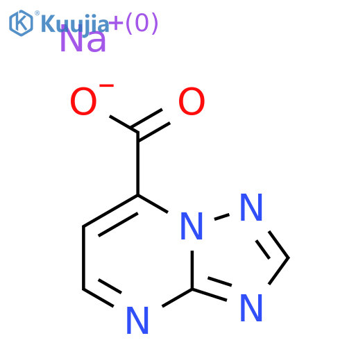 sodium salt;[1,2,4]triazolo[1,5-a]pyrimidine-7-carboxylic acid structure