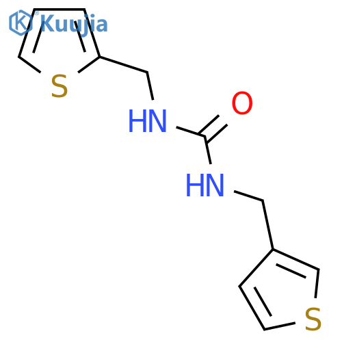 1-(thiophen-2-yl)methyl-3-(thiophen-3-yl)methylurea structure