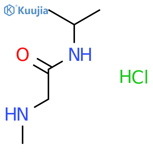 N-Isopropyl-2-(methylamino)acetamide hydrochloride structure