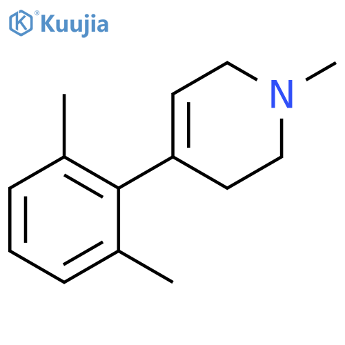 Pyridine, 4-(2,6-dimethylphenyl)-1,2,3,6-tetrahydro-1-methyl- structure